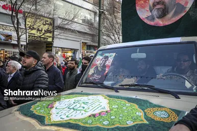 گزارش تصویری | مراسم تشییع پیکر مطهر شهید مدافع امنیت «مهدی ظریف» در مشهد ۲