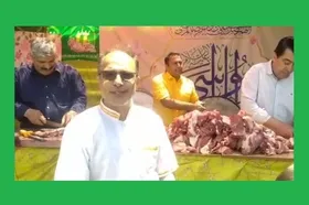 میزبانی موکب&zwnj;های مهاجران افغانستانی در مشهد از زائران میلاد امام رضا(ع) + فیلم