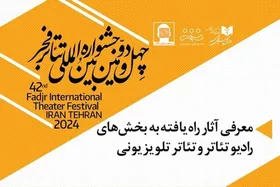 آثار راه&zwnj;&zwnj;یافته به رادیو تئاتر و تله&zwnj;&zwnj;تئاتر جشنواره فجر معرفی شدند + اسامی
