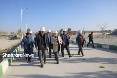 گزارش تصویری | بازدید شهردار مشهد از کارخانه‌های تولید آسفالت و بتن شهید مجیدی و پروژه احداث دوربرگردان غیرهم‌سطح شرقی ابوطالب