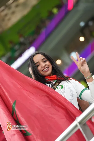 تماشاگران دیدار مراکش و پرتغال