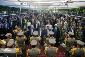 آیین بازگشایی معابر پادگان لشکر ۷۷