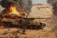حزب‌الله ۳ تانک مرکاوای اسرائیل را هدف قرار داد (۸ خرداد ۱۴۰۵)