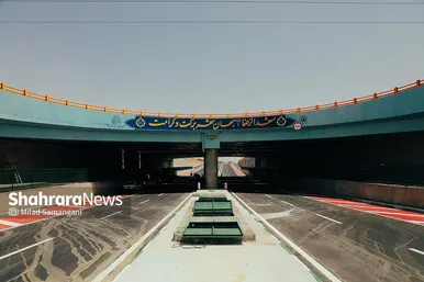 بلوار و تقاطع قمربنی‌هاشم(ع) مشهد در آستانه‌ بهره‌برداری