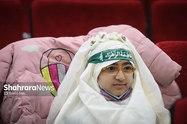 مراسم اختتامیه عهد کودکان دبستانی با حاج قاسم سلیمانی