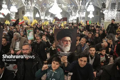 گزارش تصویری | اجتماع مهاجران افغانستانی ساکن مشهد در سوگ قائد امت