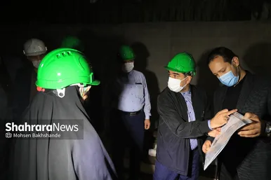 بازدید اعضای شورای اسلامی شهر مشهد از خطوط قطار شهری مشهد