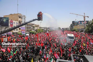 گزارش تصویری | تشییع پیکر امام شهید در تهران (۱۵ تیر ۱۴۰۵) - ۳