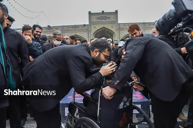 گزارش تصویری | مراسم تشییع پیکر همسر و فرزند معاون رئیس‌جمهور در مشهد