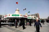 استقرار ۸۰۰ موکب در اطراف حرم مطهر رضوی در ایام شهادت امام رضا (ع) | برگزاری مراسم جاماندگان اربعین در خیابان امام رضا(ع)