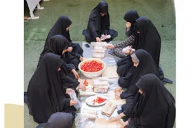 پشت جبهه در دست دختران محله ایثار مشهد