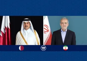 پزشکیان در گفت&zwnj;وگو با امیر قطر: ایران در کنار قطر ایستاده است