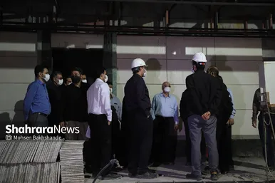 بازدید اعضای شورای اسلامی شهر مشهد از خطوط قطار شهری مشهد