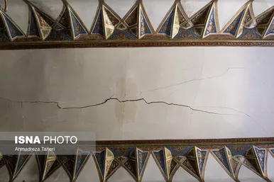 گزارش تصویری | خسارات ناشی از تجاوز هوایی آمریکایی صهیونی به عمارت تاریخی رکیب‌خانه اصفهان