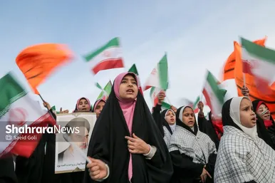 گزارش تصویری | مراسم آغاز چهل‌وهفتمین سالگرد دهه فجر انقلاب اسلامی در میدان شهدای مشهد