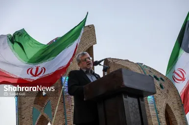گزارش تصویری | رونمایی از یادمان شهدای بوستان‌های خورشید و اردیبهشت در مشهد