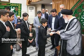 یک عیددیدنی شیرین | روایت سنت حسنه عیددیدنی سادات در روز غدیر به میزبانی دفتر آیت&zwnj;الله علم&zwnj;الهدی