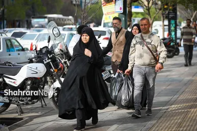 گزارش تصویری | زائران نوروزی در خیابان امام‌رضا(ع) مشهد