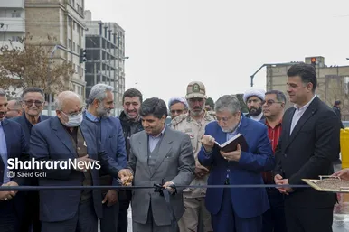 گزارش تصویری | آیین بهره‌برداری و اتصال بولوار دکتر حسابی به بزرگراه پیامبراعظم(ص)