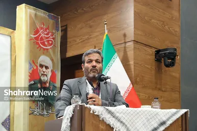 گزارش تصویری | بدرقه پیکر شهید گمنام دفاع مقدس در همایش سالیانه بسیجیان در مشهد