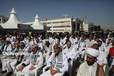 مراسم استقبال کاروان پیاده انصار الحسین (ع)