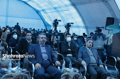آیین افتتاح پل طبرسی به رسالت در مشهد