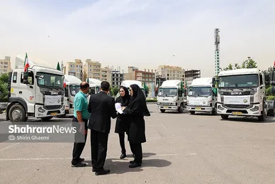 گزارش تصویری | واگذاری ۱۶ دستگاه ماشین‌آلات خدماتی شهری به شهرداری‌های خراسان رضوی