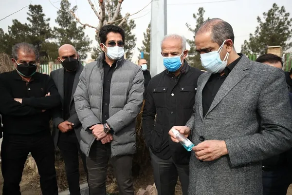 علی انصاریان به خاک سپرده شد+ عکس و ویدئو