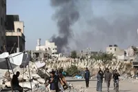 حمله اسرائیل به منزل مسکونی در غزه و شهادت زن باردار