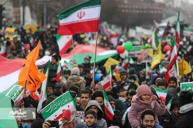 گزارش تصویری حضور باشکوه مردم مشهد در راهپیمایی ۲۲ بهمن - ۲