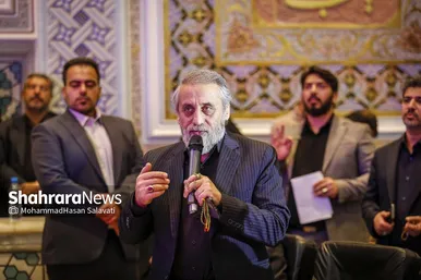 گزارش تصویری | آیین افتتاحیه بیست‌ودومین اجلاس بین‌المللی پیرغلامان حسینی در حرم مطهر رضوی
