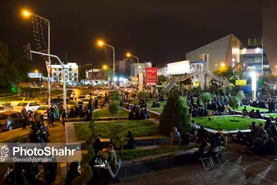 مراسم احیاء شب بیست و یک رمضان در میدان جانباز مشهد