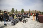 آیین رونمایی از یادمان «گذر سیاوش از آتش» در جلوخان فردوسی برگزار شد