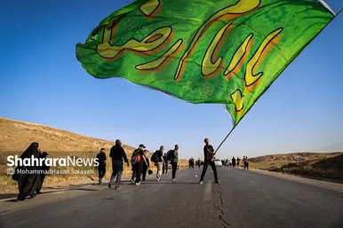 گزارش تصویری | زائران پیاده امام رضا(ع)