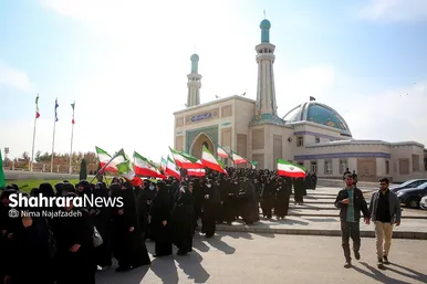 تجمع دانشجویان دانشگاه فردوسی مشهد در محکومیت حادثه تروریستی شیراز