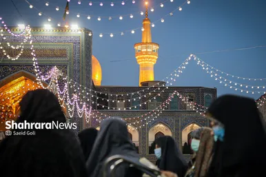 مراسم ترتیل‌خوانی قرآن کریم در حرم مطهر رضوی
