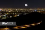 پدیده ماه صورتی در آسمان مشهد