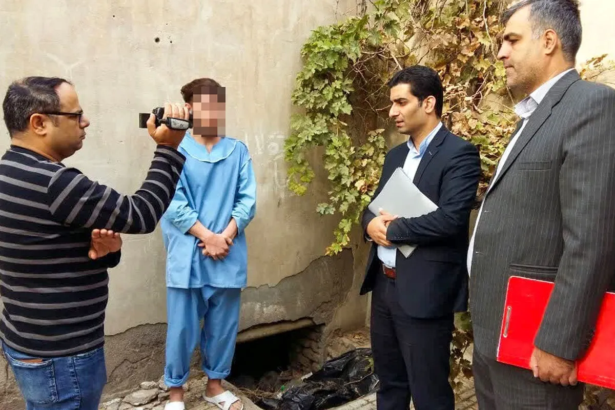 بازسازی صحنه قتل زنی که در مشهد به قتل رسیده بود