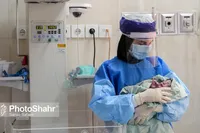 اولین تصاویر از نوزاد ۷ کیلویی متولد شده در مشهد