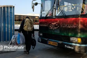 استفاده از ناوگان اتوبوسی و ون در مسیر مشهد-نجف برای اربعین ۱۴۰۳