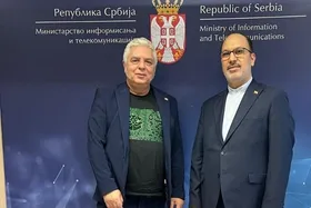 سفیر ایران در بلگراد با وزیر فن&zwnj;آوری اطلاعات صربستان دیدار کرد