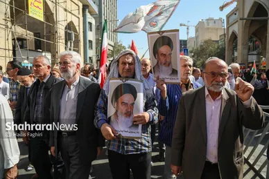 گزارش تصویری | راهپیمایی «بشارت نصر» در مشهد