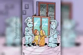 کارتون | مشهد در ۲۱۶ روز گذشته فقط ۲۵ روز هوای پاک داشته است