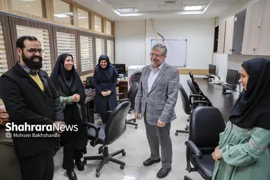 بازدید شهردار مشهدمقدس از موسسه شهرآرا