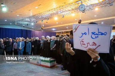 گزارش تصویری | مراسم خاکسپاری پیکر شهید کمال خرازی