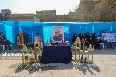 مراسم کلنگ‌زنی احداث ۱۰۵ کلاس آموزشی در حاشیه شهر