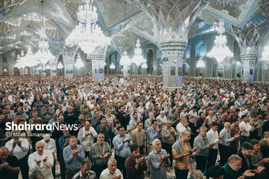 گزارش تصویری | اقامه نماز عید قربان در حرم رضوی (۱۶ خرداد ۱۴۰۴)