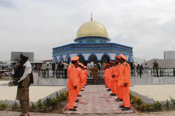 از نماد «بیت‌المقدس» در قلب کابل رونمایی شد + عکس و فیلم