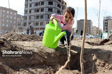 مراسم روز درختکاری در مشهد