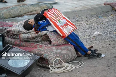 گزارش تصویری | زائران پیاده امام رضا (ع)